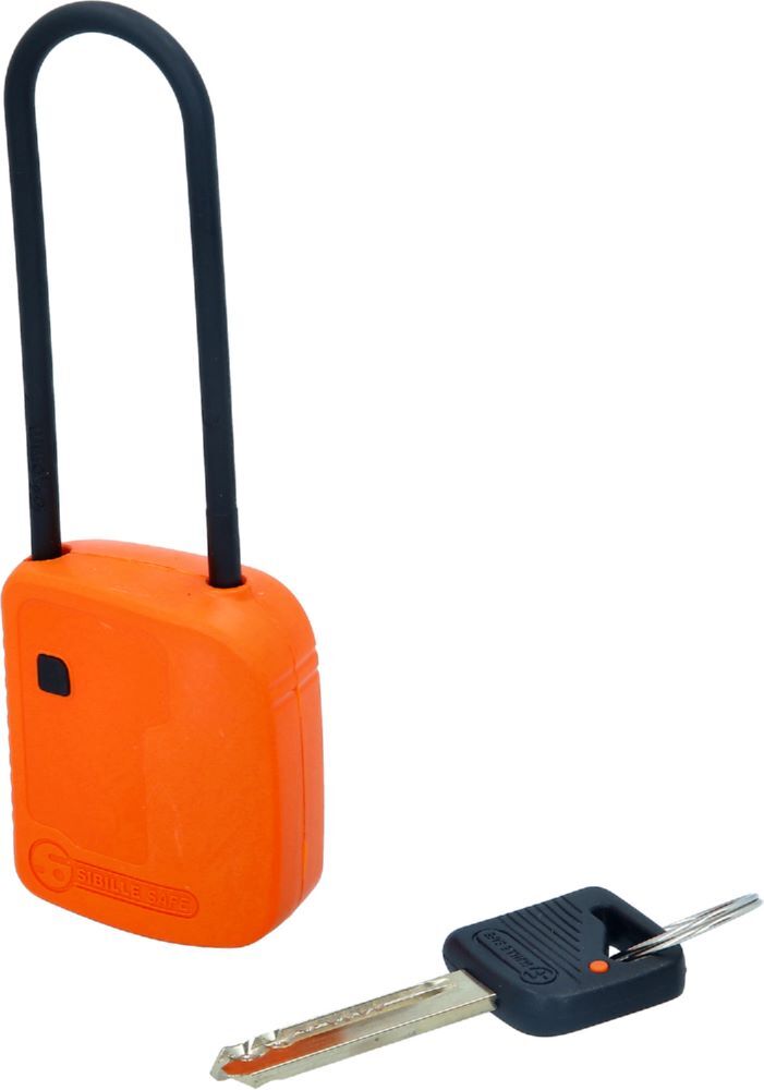 Produktbild KS Tools Absperr Vorhängeschloss orange Verbundmaterial 76 mm