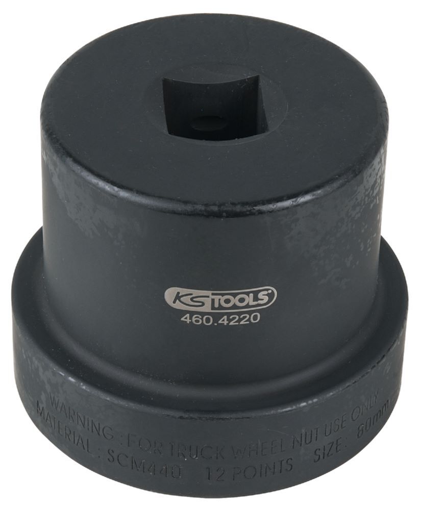 Produktbild KS Tools Achsmuttern Schlüssel mit Führungsbund 12 kant 80 mm