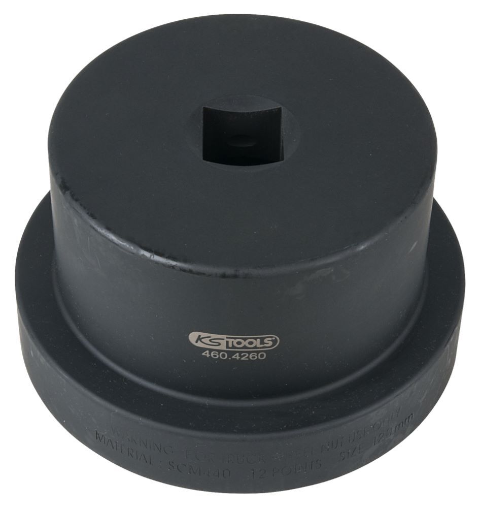 Produktbild KS Tools Achsmuttern Schlüssel 1 Zoll Führungsbund 12 kant 120 mm