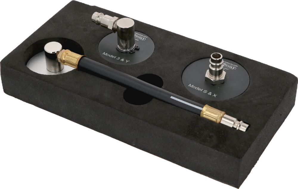 KS Tools Adapter Satz zur Bremsentlüftung für Tesla 3 teilig Produktbild KS Tools Adapter Satz zur Bremsentlüftung für Tesla 3 teilig