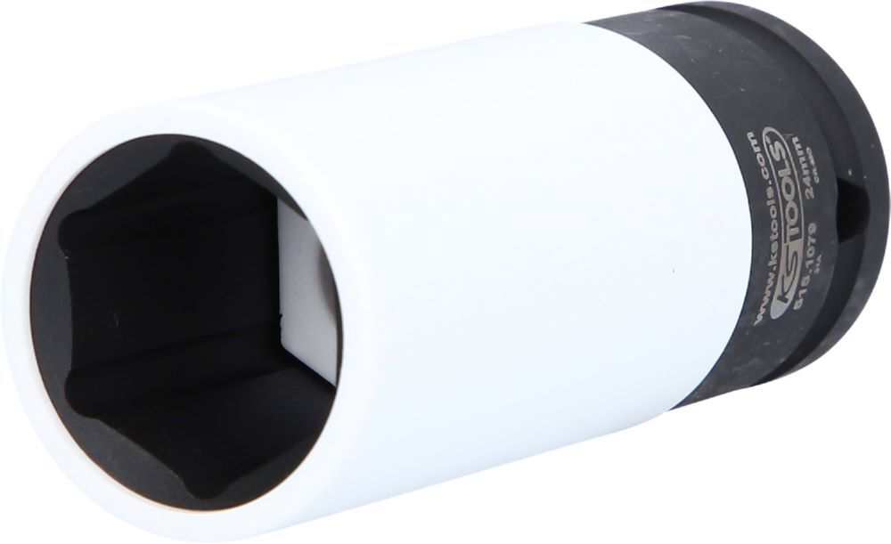 KS Tools 1/2 Zoll Alu Felgen Kraft Stecknuss robust lang 24 mm Produktbild KS Tools 1/2 Zoll Alu Felgen Kraft Stecknuss robust lang 24 mm