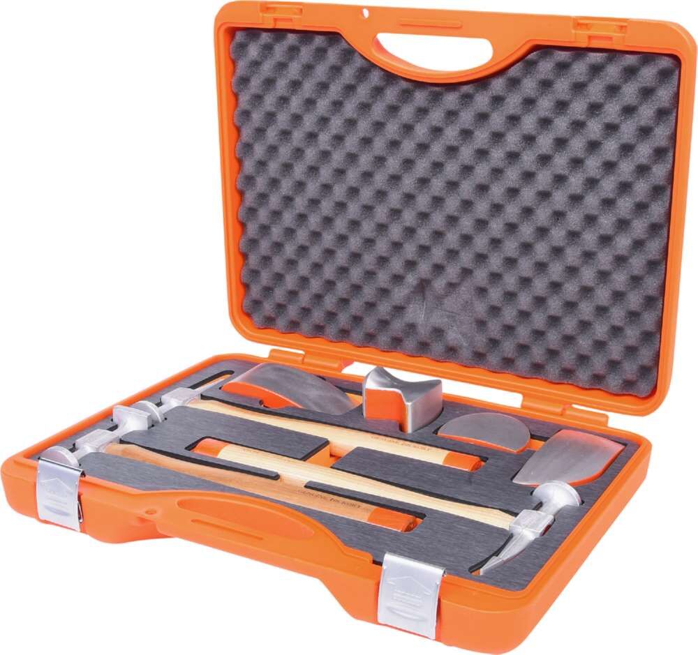 KS Tools Aluminium Karosserie Ausbeul Satz 7 Teile Produktbild KS Tools Aluminium Karosserie Ausbeul Satz 7 Teile bild 2