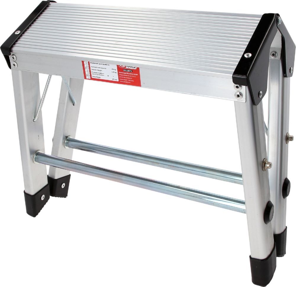 KS Tools Aluminium Klapptritt 405 x 380 x 275 mm bis 150 kg Produktbild KS Tools Aluminium Klapptritt 405 x 380 x 275 mm bis 150 kg bild 4