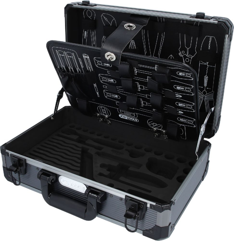 KS Tools Aluminium Leerkoffer abschließbar für 911.0665 Produktbild KS Tools Aluminium Leerkoffer abschließbar für 911.0665