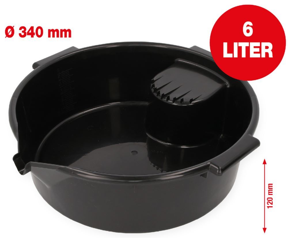KS Tools Auffangwanne 6 Liter Durchmesser 340 mm Produktbild KS Tools Auffangwanne 6 Liter Durchmesser 340 mm