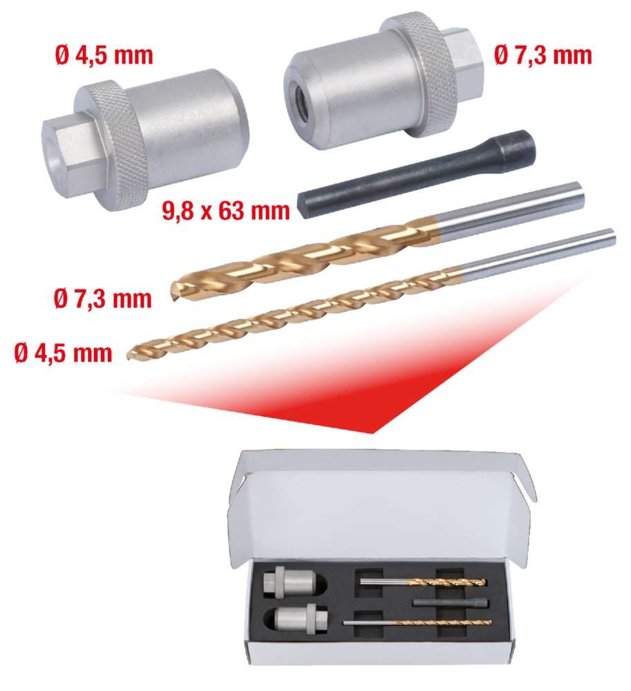KS Tools Ausbohr Satz für Klemmschraube M10 Produktbild KS Tools Ausbohr Satz für Klemmschraube M10 bild 6
