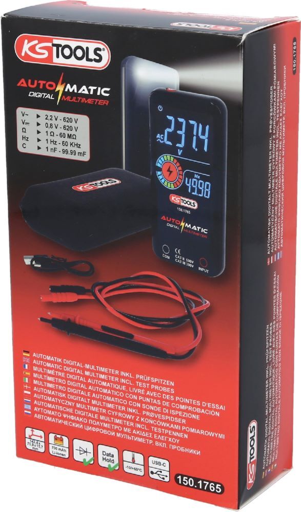 Produktbild Automatik Digital-Multimeter inkl. Prüfspitzen bild 4