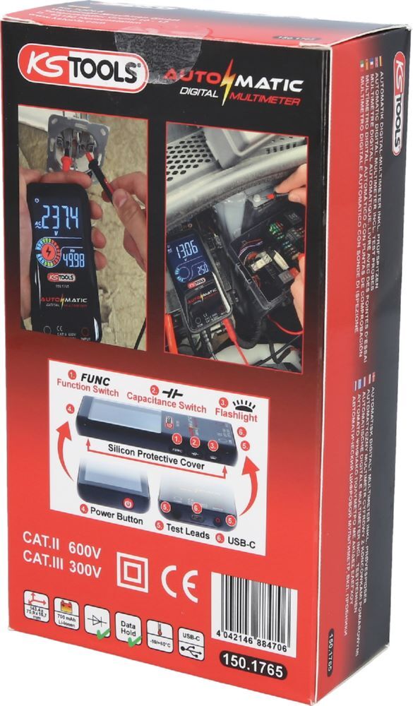 Produktbild Automatik Digital-Multimeter inkl. Prüfspitzen bild 6