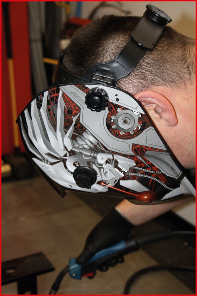 Produktbild Automatik-Schweißer-Schutzhelm, Steel Design bild 6