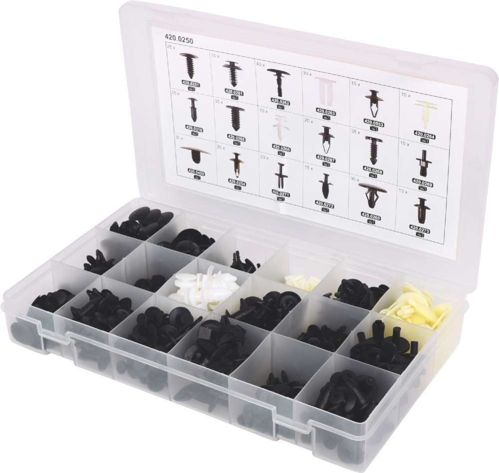 KS Tools Befestigungs Clip Satz für Ford 415 Teile Produktbild KS Tools Befestigungs Clip Satz für Ford 415 Teile