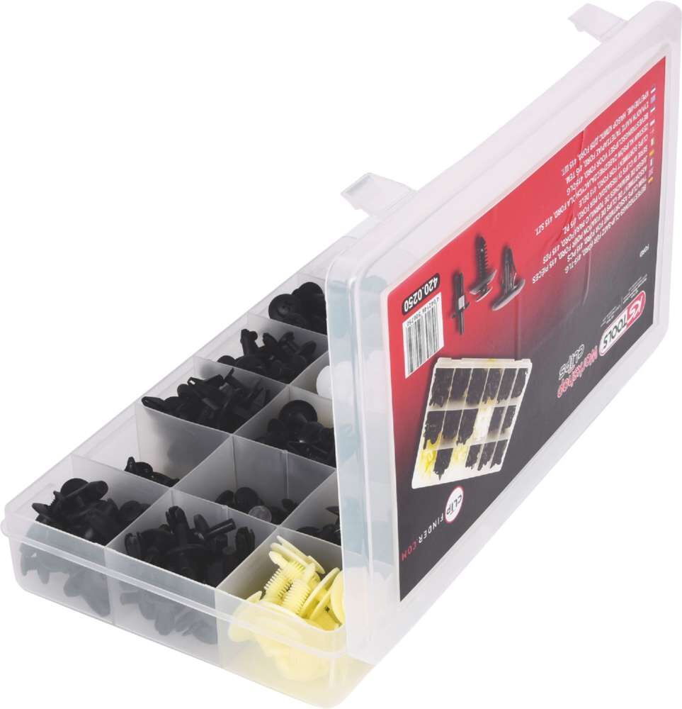 KS Tools Befestigungs Clip Satz für Ford 415 Teile Produktbild KS Tools Befestigungs Clip Satz für Ford 415 Teile bild 2