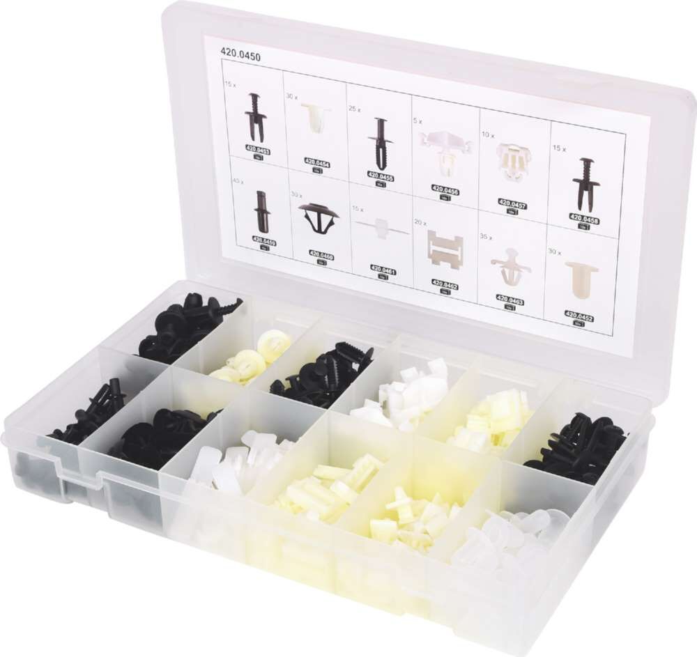 KS Tools Befestigungs Clip Satz für Mercedes 270 Teile Produktbild KS Tools Befestigungs Clip Satz für Mercedes 270 Teile