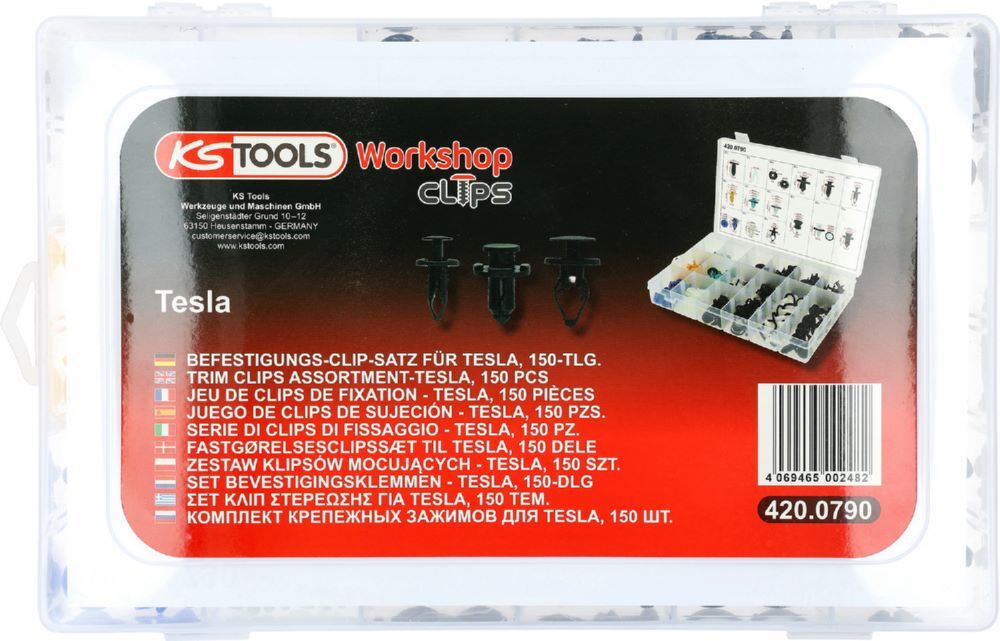Produktbild Befestigungs-Clip-Satz für Tesla, 150-tlg bild 4