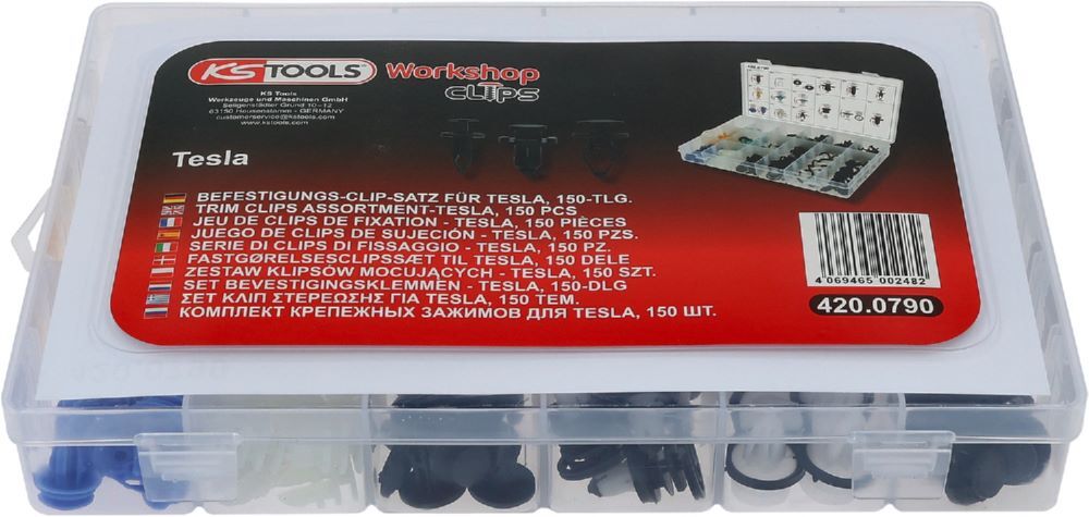 Produktbild Befestigungs-Clip-Satz für Tesla, 150-tlg bild 6