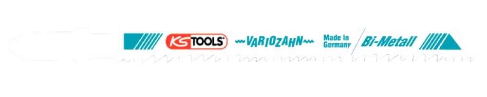 KS Tools Bi Metall Stichsägeblatt 132mm Zahnabstand 1,8 bis 2,5mm 5er Pack Produktbild KS Tools Bi Metall Stichsägeblatt 132mm Zahnabstand 1,8 bis 2,5mm 5er Pack