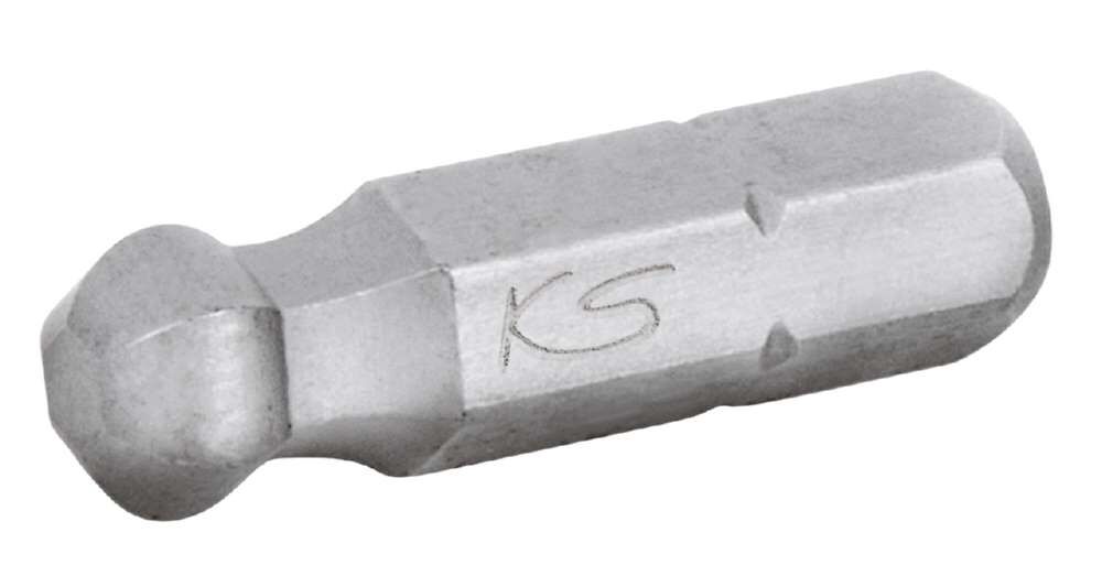 KS Tools 1/4 Zoll Bit Innensechskant Länge 25mm Kugelkopf Profilgröße 2,5mm 5er Pack KS Tools 1/4 Zoll Bit Innensechskant Länge 25mm Kugelkopf Profilgröße 2,5mm 5er Pack
