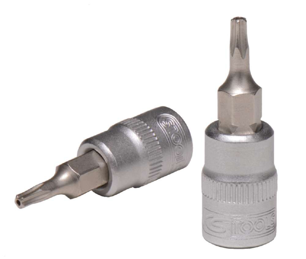 KS Tools 1/4 Zoll Bit-Stecknuss Fünfstern mit Stirnlochbohrung TS15 Gesamtlänge 37 mm Produktbild KS Tools 1/4 Zoll Bit-Stecknuss Fünfstern mit Stirnlochbohrung TS15 Gesamtlänge 37 mm