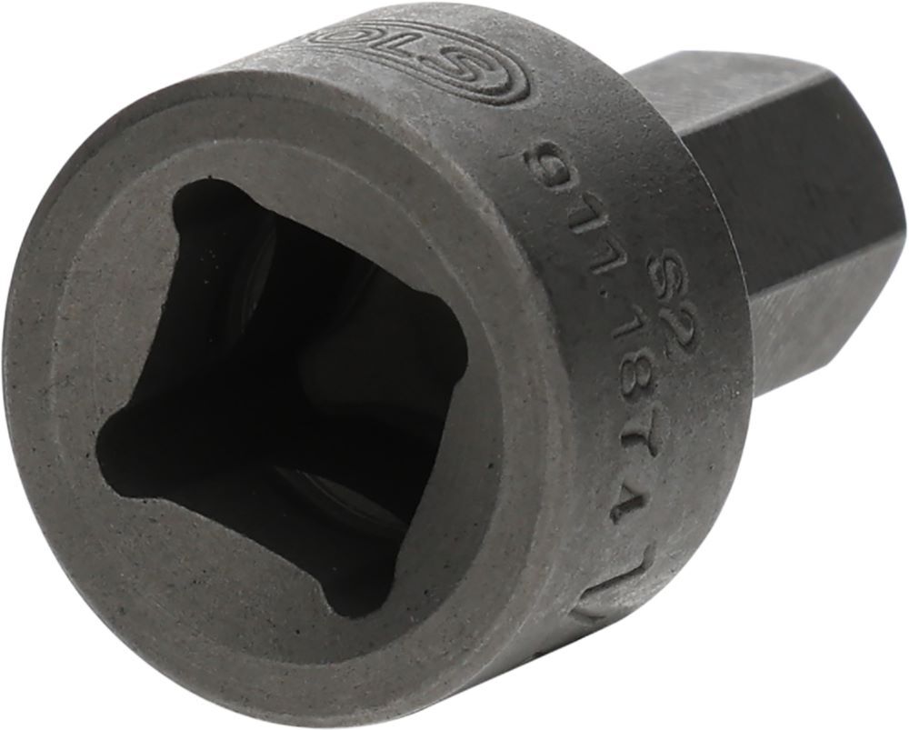 Produktbild 1/4" Bit-Stecknuss Innensechskant, 1/4", extra kurz bild 2