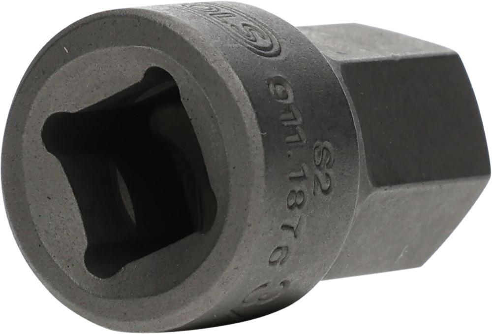 Produktbild 1/4" Bit-Stecknuss Innensechskant, 3/8", extra kurz bild 2
