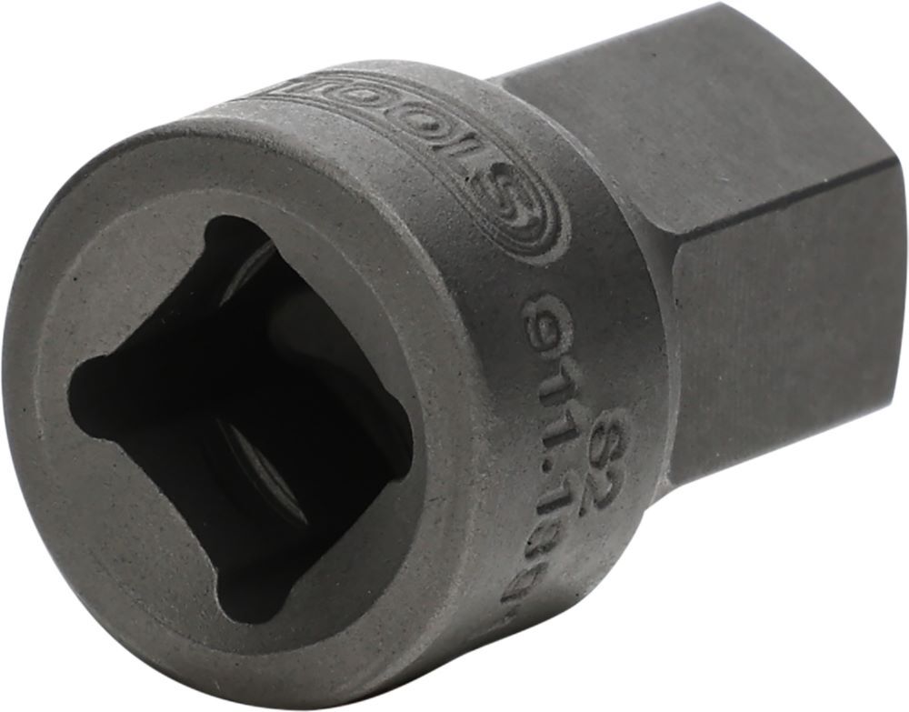 Produktbild 1/4" Bit-Stecknuss Innensechskant, 10 mm, extra kurz bild 2