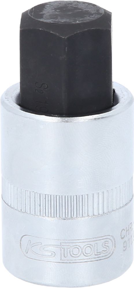 Produktbild 1/2" Bit-Stecknuss Innensechskant, kurz, 19 mm bild 3