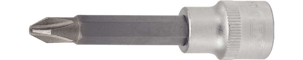 KS Tools 1/2 Zoll Bit-Stecknuss lang PH1 Produktbild KS Tools 1/2 Zoll Bit-Stecknuss lang PH1