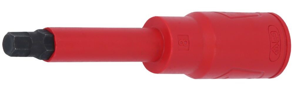 Produktbild 1/2" Bit-Stecknuss mit Schutzisolierung für Innensechskant-Schrauben, lang, bild 1