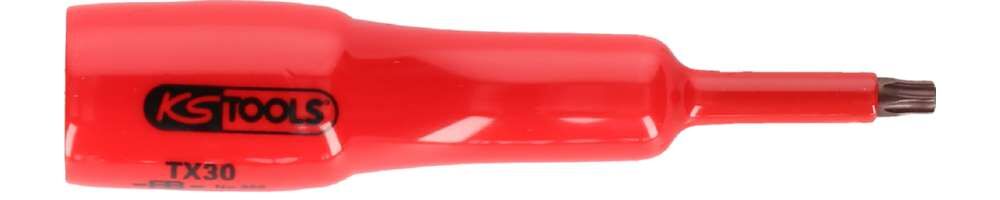 KS Tools 1/2 Zoll Bit Stecknuss mit Schutzisolierung für Torx Schrauben T25 lang Produktbild KS Tools 1/2 Zoll Bit Stecknuss mit Schutzisolierung für Torx Schrauben T25 lang