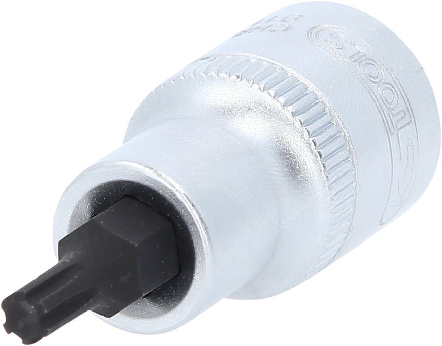 Produktbild KS Tools 1/2 Zoll Bit Stecknuss für RIBE Schrauben kurz M5 Innenvierkantantrieb