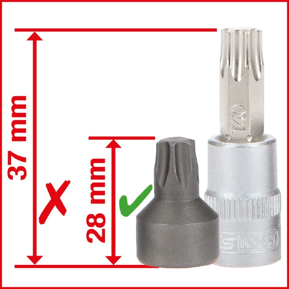 KS Tools Bit-Stecknuss-Satz extra kurz 50 Teile 1/4 Zoll Produktbild KS Tools Bit-Stecknuss-Satz extra kurz 50 Teile 1/4 Zoll bild 7