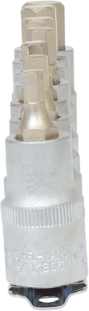 KS Tools 1/2 Zoll Bit-Stecknuss-Satz Innensechskant kurz 7 Teile Produktbild KS Tools 1/2 Zoll Bit-Stecknuss-Satz Innensechskant kurz 7 Teile bild 2