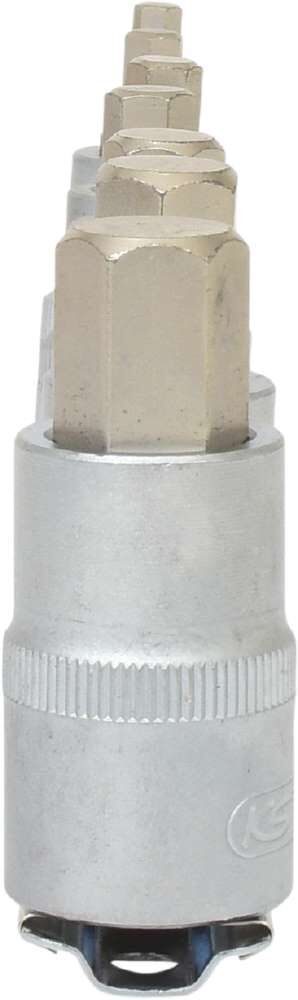 KS Tools 1/2 Zoll Bit-Stecknuss-Satz Innensechskant kurz 7 Teile Produktbild KS Tools 1/2 Zoll Bit-Stecknuss-Satz Innensechskant kurz 7 Teile bild 4