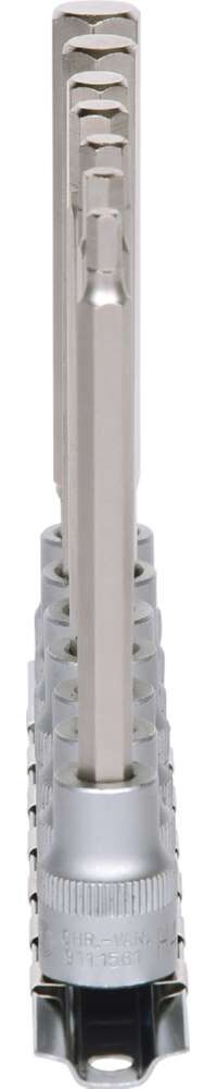 KS Tools 3/8 Zoll Bit-Stecknuss-Satz Innensechskant lang 7 Teile Produktbild KS Tools 3/8 Zoll Bit-Stecknuss-Satz Innensechskant lang 7 Teile bild 2