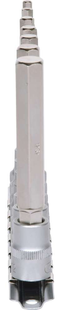 KS Tools 3/8 Zoll Bit-Stecknuss-Satz Innensechskant lang 7 Teile Produktbild KS Tools 3/8 Zoll Bit-Stecknuss-Satz Innensechskant lang 7 Teile bild 4