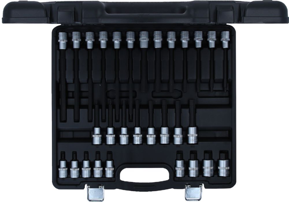 Produktbild 1/2" Bit-Stecknuss-Satz für Innensechskant-Schrauben, 30-tlg bild 3