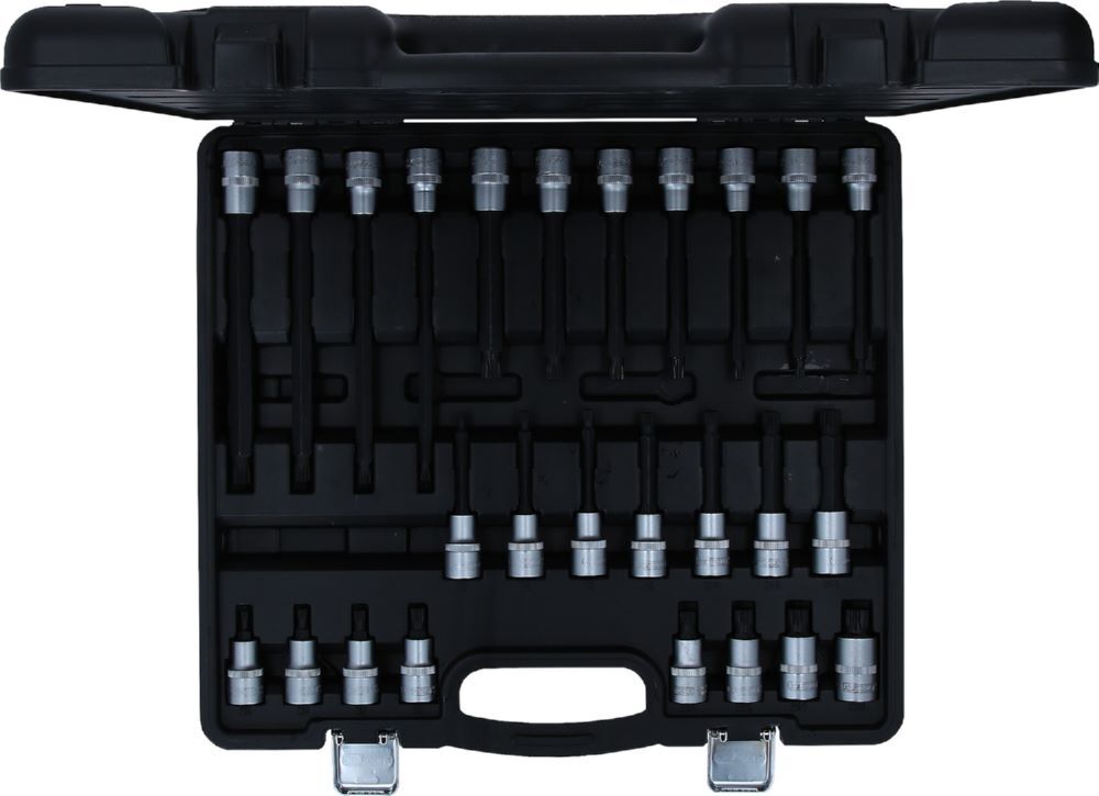 Produktbild 1/2" Bit-Stecknuss-Satz für Vielzahn (XZN)-Schrauben, 26-tlg bild 3