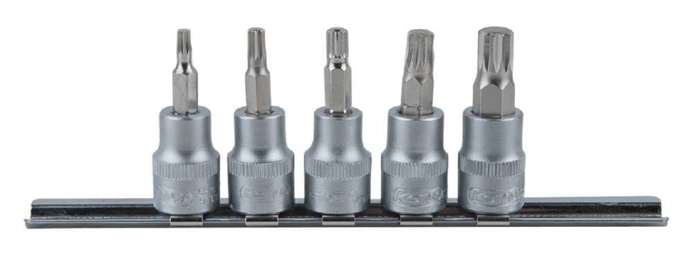 KS Tools 3/8 Zoll Bit-Stecknuss-Satz XZN 5 Teile M4-M10 Produktbild KS Tools 3/8 Zoll Bit-Stecknuss-Satz XZN 5 Teile M4-M10