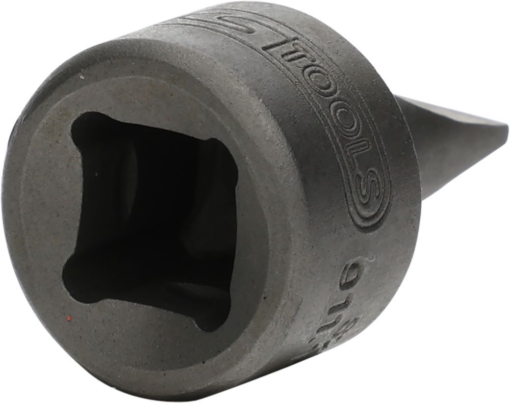 Produktbild 1/4" Bit-Stecknuss Schlitz, 6 mm, extra kurz bild 2