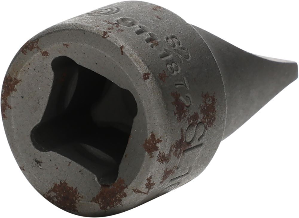 Produktbild 1/4" Bit-Stecknuss Schlitz, 10 mm, extra kurz bild 2