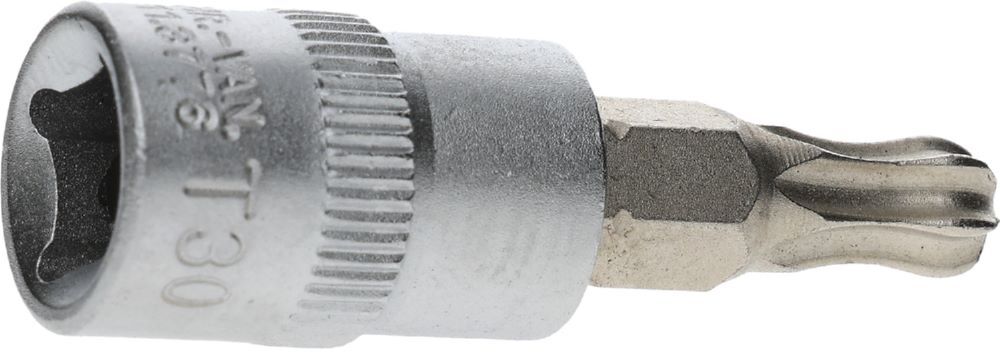 Produktbild 1/4" Bit-Stecknuss für Torx-Schrauben mit Kugelkopf, T30 bild 2