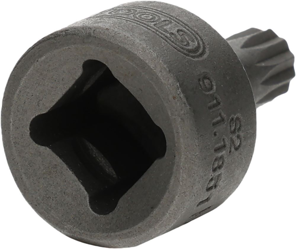 Produktbild 1/4" Bit-Stecknuss XZN, M5, extra kurz bild 2