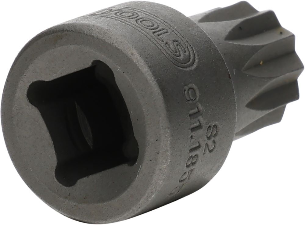 Produktbild 1/4" Bit-Stecknuss XZN, M9, extra kurz bild 2