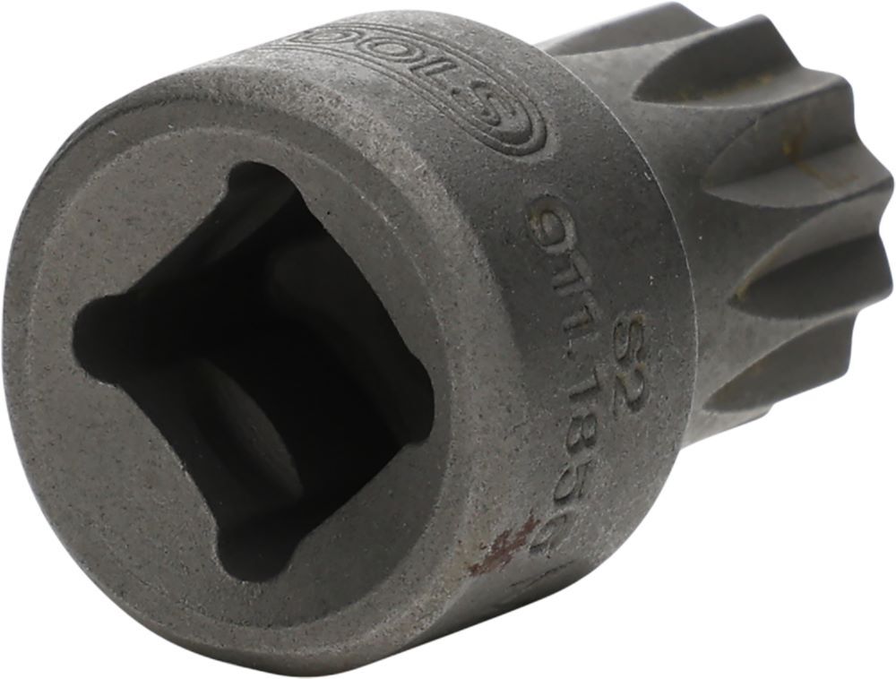 Produktbild 1/4" Bit-Stecknuss XZN, M10, extra kurz bild 2