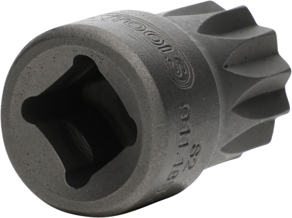 Produktbild 1/4" Bit-Stecknuss XZN, M12, extra kurz bild 2
