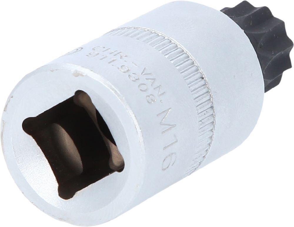 Produktbild 1/2" Bit-Stecknuss XZN, kurz, M16 bild 2