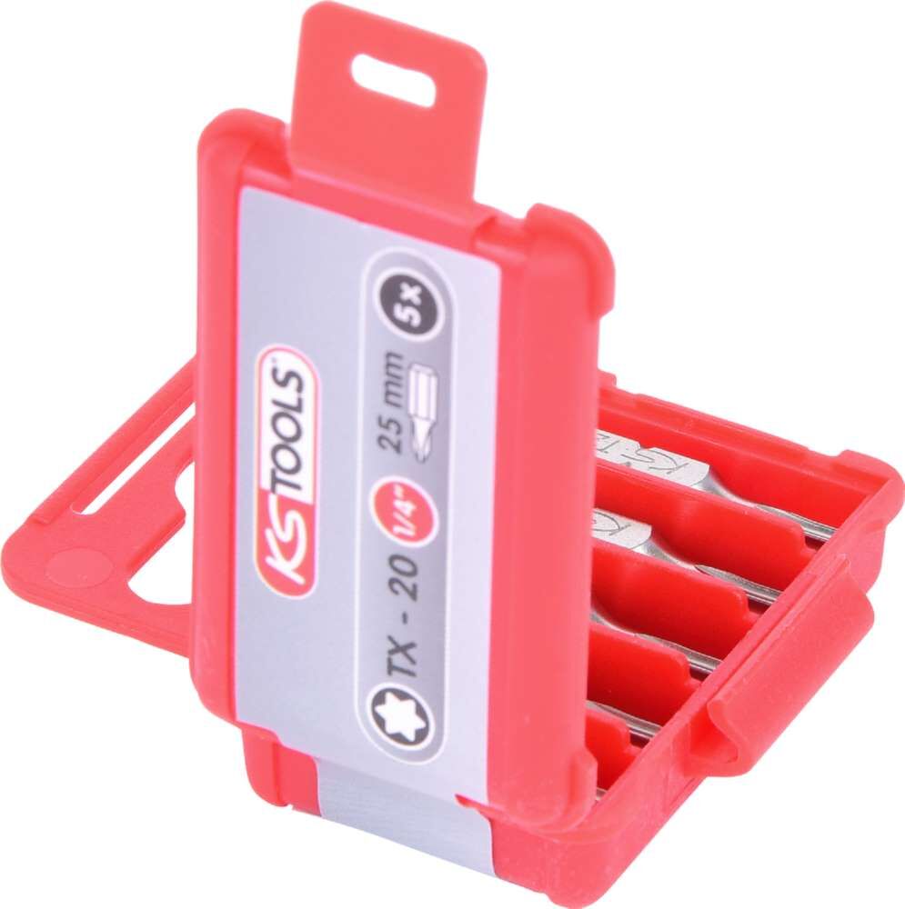 KS Tools 1/4 Bit Torx Länge 25mm T20 5er Pack Produktbild KS Tools 1/4 Bit Torx Länge 25mm T20 5er Pack bild 3