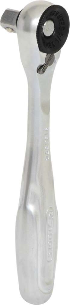 KS Tools 1/4 Zoll Bit-Umschalt-Knarre mit Steckadapter für Stecknüsse Länge 100 mm Produktbild KS Tools 1/4 Zoll Bit-Umschalt-Knarre mit Steckadapter für Stecknüsse Länge 100 mm bild 4