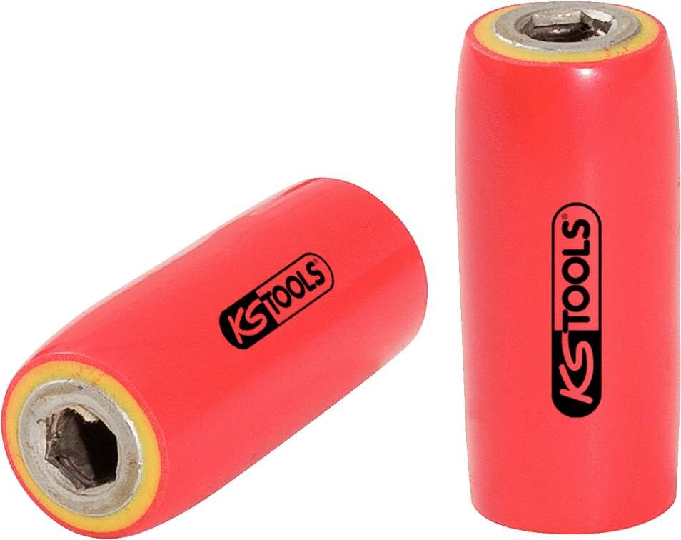 KS Tools 3/8 Zoll Bithalter mit Schutzisolierung für 8mm Bits Produktbild KS Tools 3/8 Zoll Bithalter mit Schutzisolierung für 8mm Bits