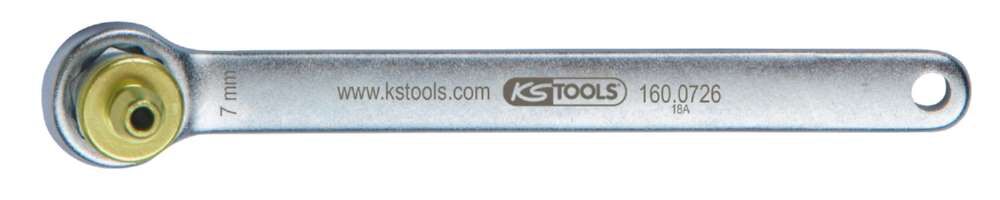 KS Tools Bremsen Entlüftungsschlüssel extra kurz Schlüsselweite 7 mm in grün Produktbild KS Tools Bremsen Entlüftungsschlüssel extra kurz Schlüsselweite 7 mm in grün