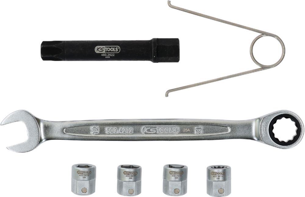 Produktbild KS Tools Bremskolben Spezial Steckschlüssel Satz Wabco und Knorr Scheibenbremsen